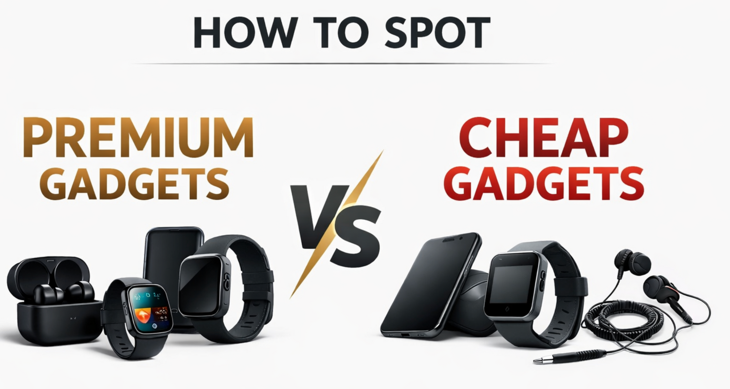 How to Spot Cheap vs Premium Gadgets – Before You Waste Your Money