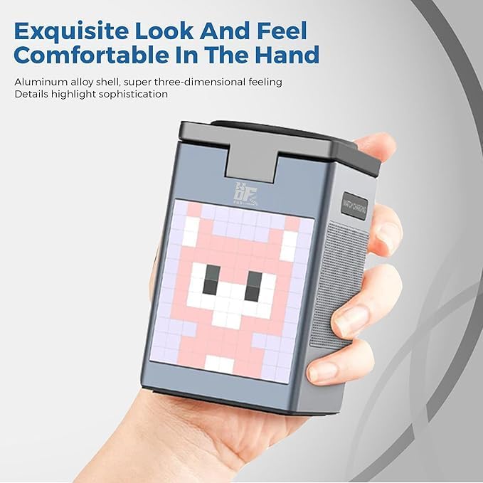 6-in-1 Magnetic Qi -Certified Wireless Charging Dock with Display, Alarm clock & Bluetooth Speaker, for SmartPhone, Watch & Earbuds | Apple, Android Supported