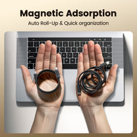 Megnatic 240W Fast Charge Cable with Braided Nylon and Universal Compatibility
