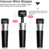 Premium Electric Wine Opener Set with Leather Gift Box (Verified)