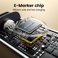 Megnatic 240W Fast Charge Cable with Braided Nylon and Universal Compatibility