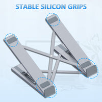 USB C Laptop Docking Station Stand, 8 in 1 USB C Hub with 4K HDMI, 2 USB 3.0, PD 100W, Universal Dock Station for MacBook Pro/Air/Dell/HP/Surface/Lenovo