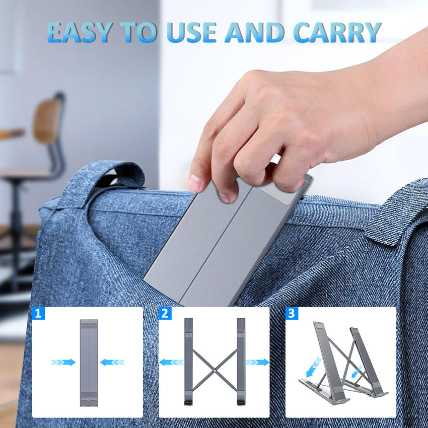 USB C Laptop Docking Station Stand, 8 in 1 USB C Hub with 4K HDMI, 2 USB 3.0, PD 100W, Universal Dock Station for MacBook Pro/Air/Dell/HP/Surface/Lenovo