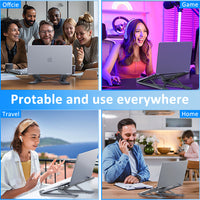 USB C Laptop Docking Station Stand, 8 in 1 USB C Hub with 4K HDMI, 2 USB 3.0, PD 100W, Universal Dock Station for MacBook Pro/Air/Dell/HP/Surface/Lenovo